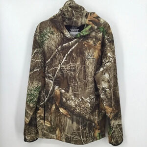 RealTree Youth Camo Edge Pullover Hoodie W/Built In Gator Face Cover